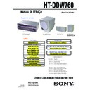 Sony HT-DDW760 Service Manual