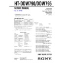 Sony HT-DDW790, HT-DDW795 Service Manual