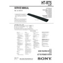 ht-rt5 service manual