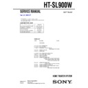 ht-sl900w service manual