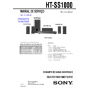 Sony HT-SS1000 Service Manual