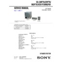 Sony HT-V600DP, SS-CNP76, SS-MSP76, SS-VE81P, SS-WMSP81 Service Manual