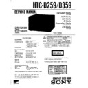 Sony HTC-D259, HTC-D359, LBT-A27CDM, LBT-A37CDM, LBT-D259CD, LBT-D359CD Service Manual