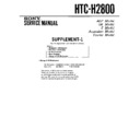 htc-h2800 service manual
