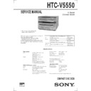 Sony HTC-V5550, MHC-V5550, MHC-V7770AV Service Manual
