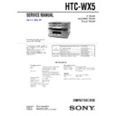 htc-wx5, mhc-wx5, mhc-wx7av service manual