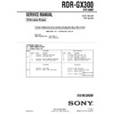 Sony HTR-6100, HTR-6600, RDR-GX300 (serv.man2) Service Manual