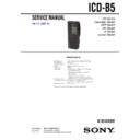 icd-b5 service manual
