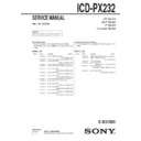 icd-px232 service manual