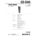 icd-sx45 service manual
