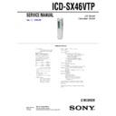 icd-sx46vtp service manual