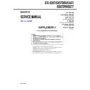 Sony ICD-SX57, ICD-SX57DR9, ICD-SX67, ICD-SX67DR9, ICD-SX77 (serv.man2) Service Manual