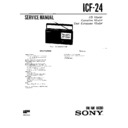 Sony ICF-24 Service Manual