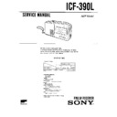 Sony ICF-390L Service Manual