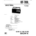 Sony ICF-780L Service Manual