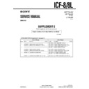 Sony ICF-8, ICF-8L (serv.man3) Service Manual
