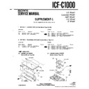 Sony ICF-C1000 (serv.man2) Service Manual