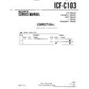 Sony ICF-C103 (serv.man2) Service Manual