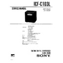 icf-c103l service manual