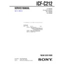 icf-c212 service manual
