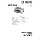 icf-c233l service manual