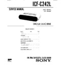 Sony ICF-C242L Service Manual