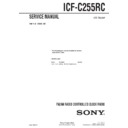 icf-c255rc service manual