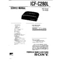 Sony ICF-C280L (serv.man2) Service Manual