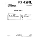 Sony ICF-C280L (serv.man3) Service Manual