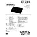 icf-c303 service manual
