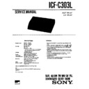 Sony ICF-C303L, ICF-C770L Service Manual