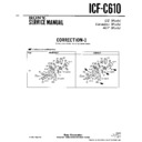 Sony ICF-C610 (serv.man3) Service Manual