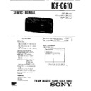 icf-c610 service manual