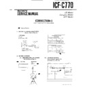 Sony ICF-C770 (serv.man2) Service Manual
