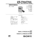 icf-c793, icf-c793l service manual