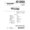icf-cd523 service manual