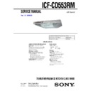 icf-cd553rm service manual