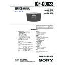 icf-cd823 service manual