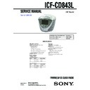 icf-cd843l service manual