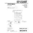 icf-cs20bt service manual