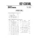 Sony ICF-CS650L (serv.man2) Service Manual