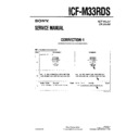Sony ICF-M33RDS (serv.man3) Service Manual