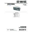 icf-m410s service manual