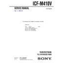 icf-m410v service manual
