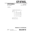 icf-m780sl service manual