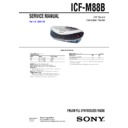 icf-m88b service manual