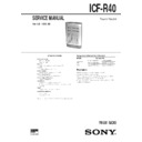 icf-r40 service manual