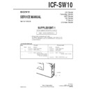 Sony ICF-SW10 (serv.man2) Service Manual