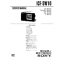 Sony ICF-SW10 Service Manual