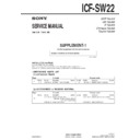 Sony ICF-SW22 (serv.man2) Service Manual